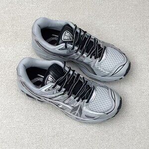 Asics Women's Casual Sneakers [Silver] Non-slip and Wear-resistant Running Shoes